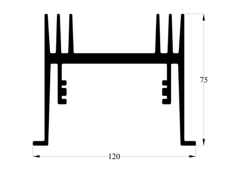 32 AS Aluminiumkühlkörper