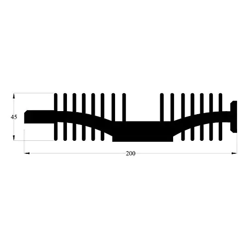 227 AS Aluminum Heatsink
