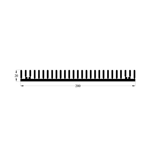 64 AS Aluminum Heatsink
