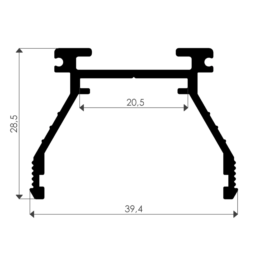 701 ASL Linear Led Profile