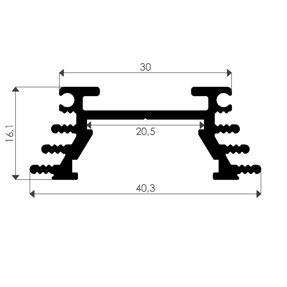 703 ASL Linear Led Profile