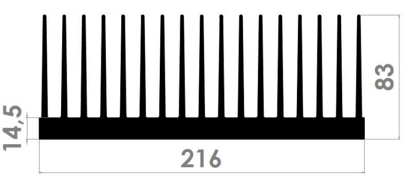 365 AS Aluminum Heatsink