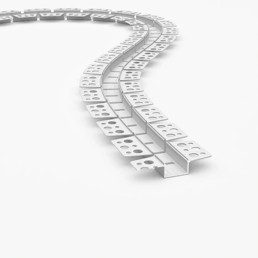 Flexible Recessed Plasterboard LED Profile – 820 ASL