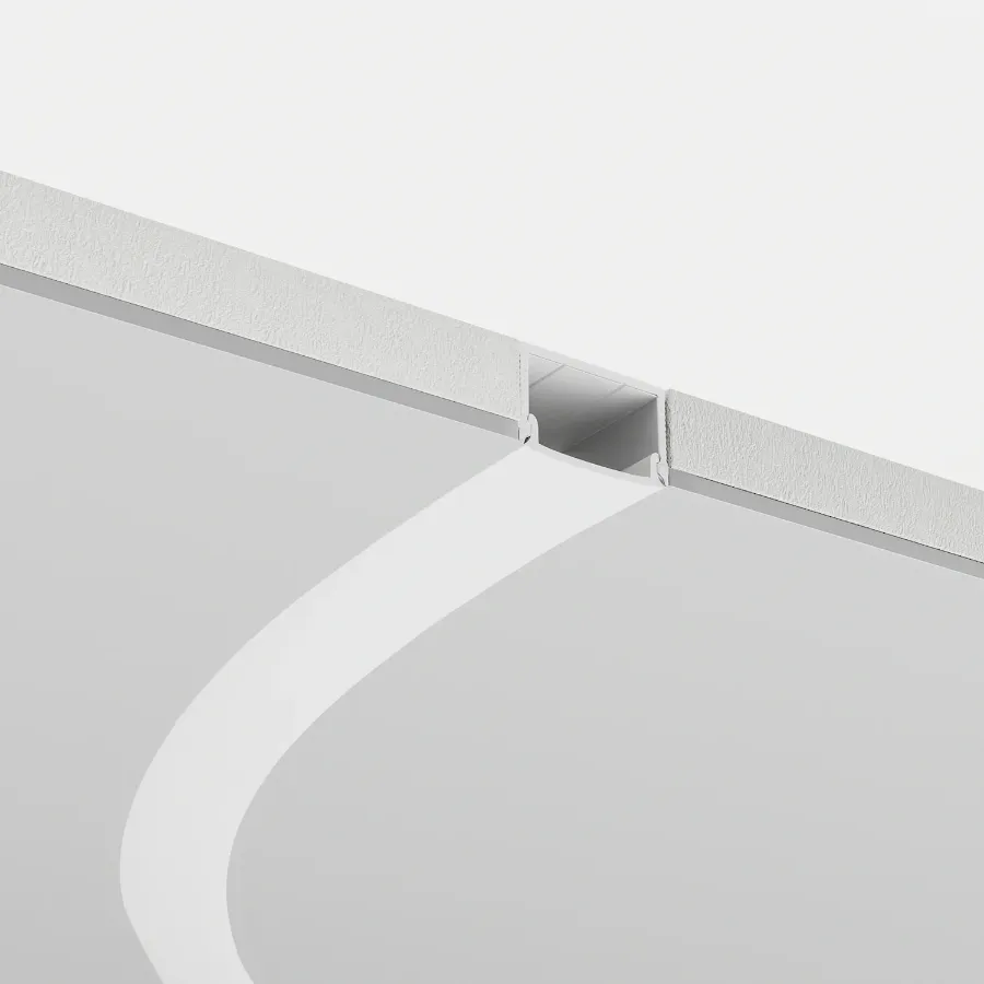Flexible Recessed Plasterboard LED Profile – 820 ASL