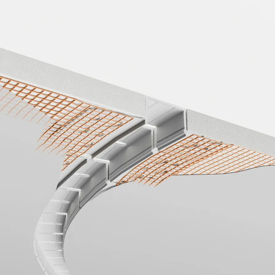 Flexible Recessed Plasterboard LED Profile – 820 ASL